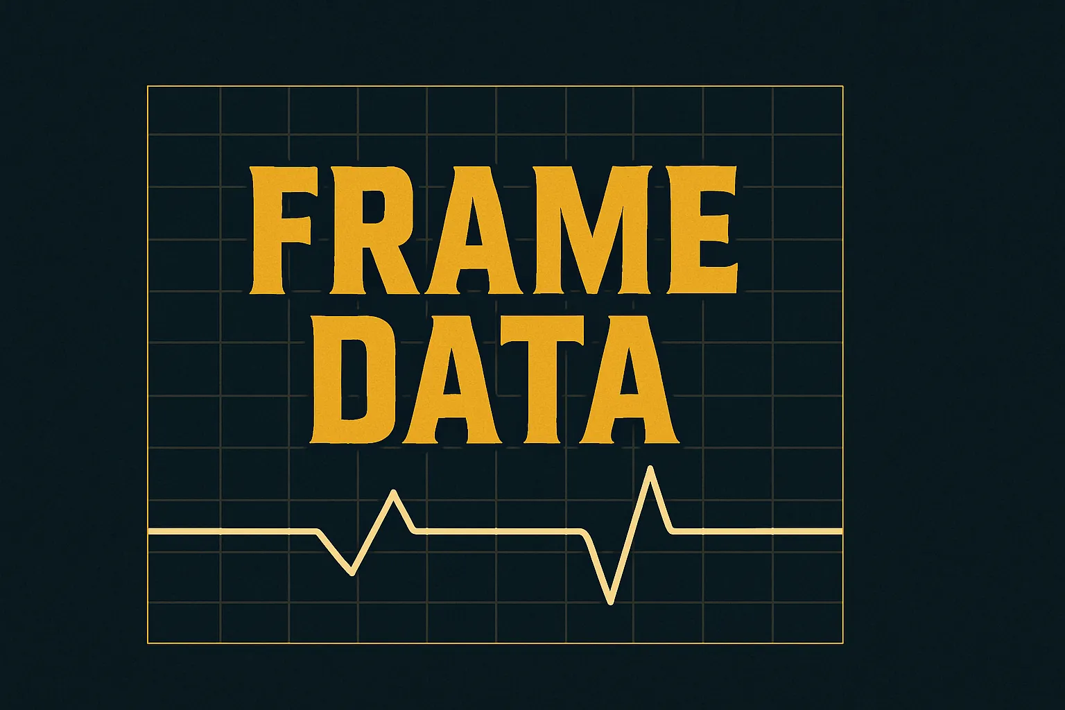 Frame data visualization showing startup, active, and recovery frames